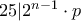 25|2^{n-1}\cdot p