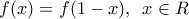 f(x)=f(1-x),\,\,\,x\in R