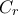 C_r