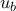 u_{b}