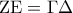 {\rm Z}{\rm E} = \Gamma \Delta