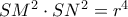 SM^2 \cdot SN^2 =r^4