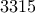 \displaystyle{3315}