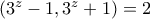 (3^z-1,3^z+1)=2