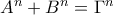 A^n + B^n = \Gamma^n