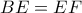 BE=EF