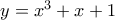 y=x^3+x+1