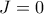 \displaystyle{J=0}