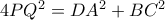 4PQ^2= DA^2+BC^2