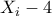 X_{i}-4