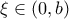 \xi \in (0,b)