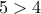 5>4