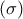 \displaystyle{( \sigma )}