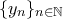 \{y_n\}_{n \in \mathbb{N}}