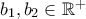 b_1,b_2 \in \mathbb{R^+}