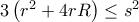 3\left(r^{2}+4rR \right)\leq s^{2}