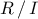 R\,/\,I