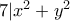 7|x^2+y^2