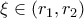 \xi\in (r_1,r_2)