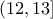 (12,13]
