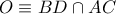 O\equiv BD\cap AC O\equiv BD\cap AC