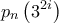 \displaystyle{{p_n}\left( {{3^{2i}}} \right)}