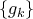 \{g_{k}\}