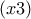 \left( x3\right)