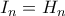 I_n = H_n