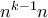n^{k-1}n