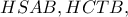 \displaystyle HSAB,HCTB,