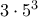 3\cdot 5^3