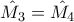 \hat{M_3}=\hat{M_4 }