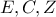 E,C,Z