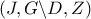 \left( {J,G\backslash D,Z} \right)