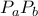 P_{a}P_{b}
