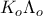 \displaystyle{K_o\Lambda_o}