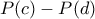 P(c)-P(d)