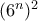  (6^n)^2