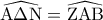 \widehat {{\rm A}\Delta {\rm N}} = \widehat {{\rm Z}{\rm A}{\rm B}}
