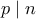 p\mid n