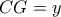 CG=y