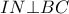 IN\bot BC