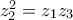 z_2^2 = {z_1}{z_3}