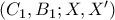 (C_{1}, B_{1}; X, X')