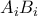 \displaystyle{A_iB_i}