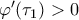 \varphi'(\tau_1)>0 \varphi'(\tau_1)>0