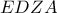 \displaystyle{ 
EDZA 
}