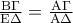 \frac{{{\rm B}\Gamma }}{{{\rm E}\Delta }} = \frac{{{\rm A}\Gamma }}{{{\rm A}\Delta }}