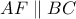 AF\parallel BC